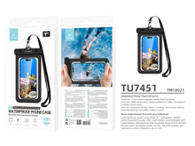 Fekete Techancy vízálló telefontok 7 hüvelykig