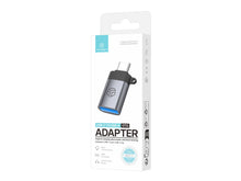 Szürke Techancy USB-C–USB-A OTG adapter