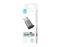 Szürke Techancy USB-A–USB-C OTG adapter