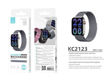 Szürke Techancy mágneses fémszíj Apple Watchhoz