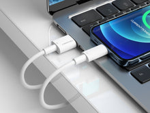 Fehér Techancy USB-A–Lightning kábel
