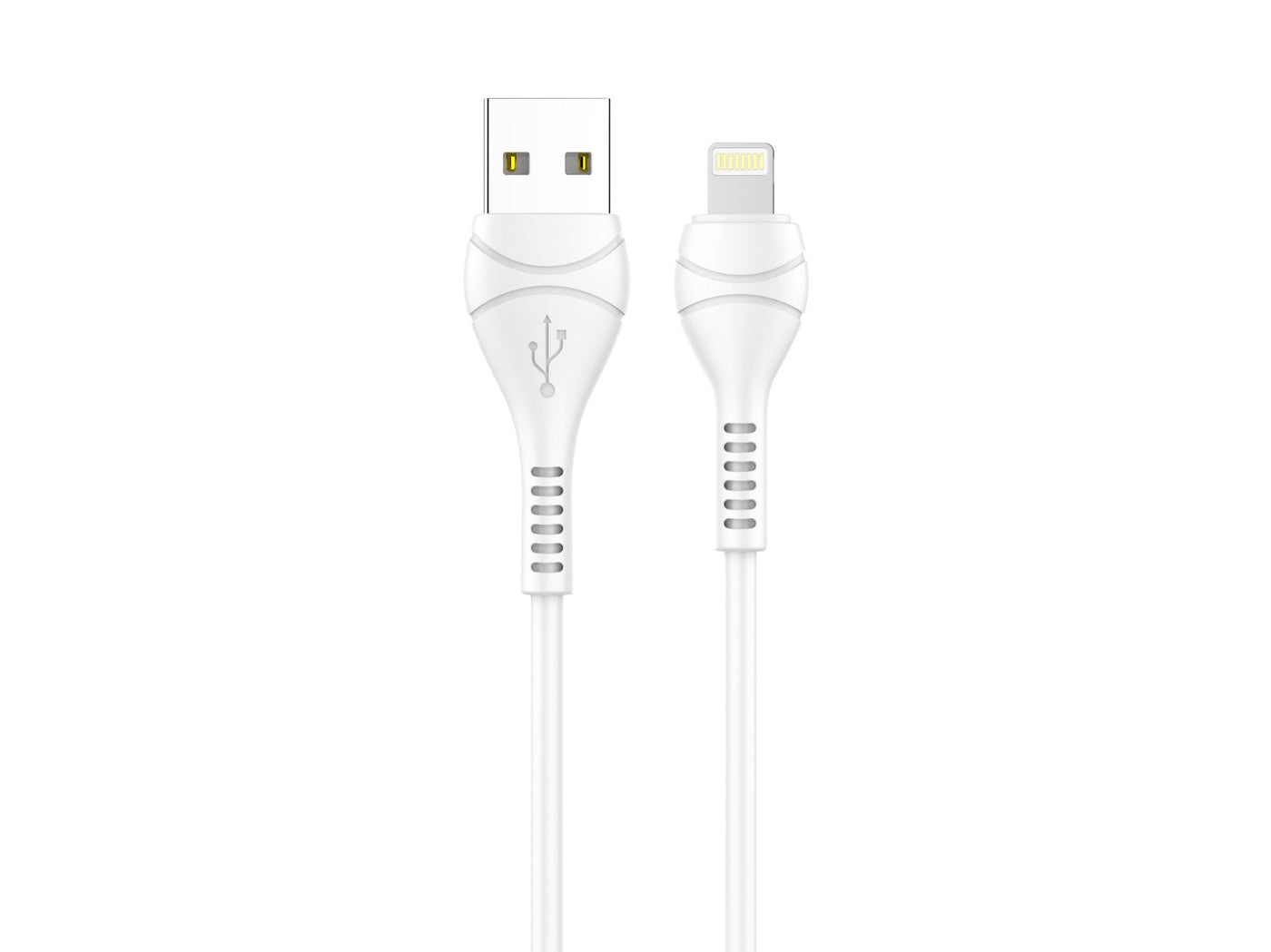 Fehér Techancy USB-A–Lightning kábel