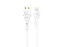 Fehér Techancy USB-A–Lightning kábel