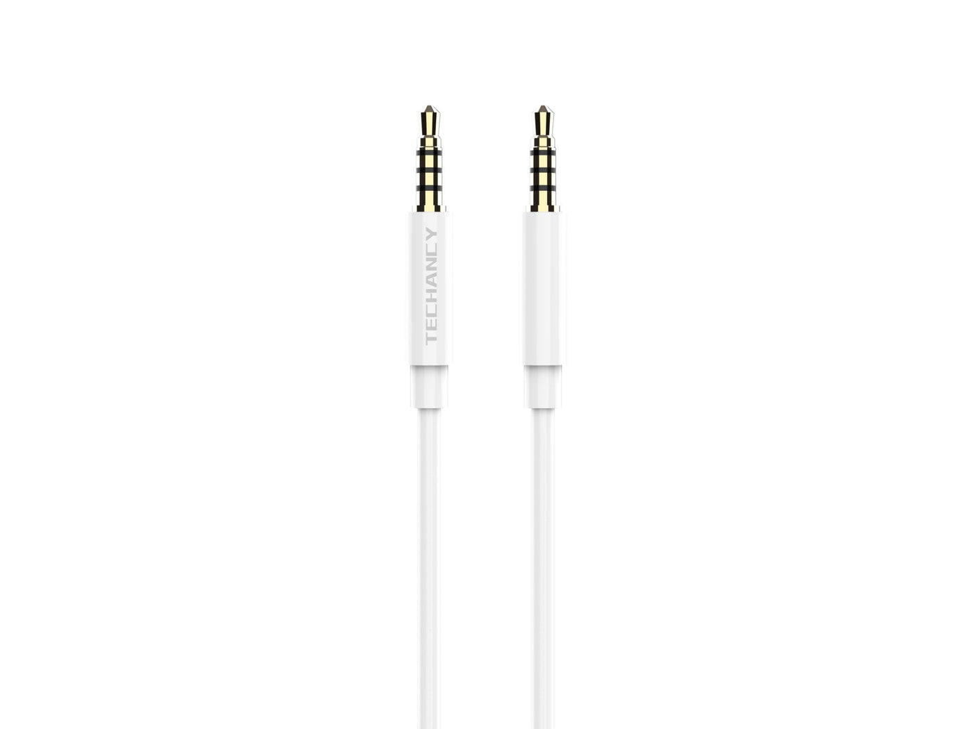 Fehér Techancy 3,5 mm-es audiokábel