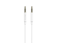 Fehér Techancy 3,5 mm-es audiokábel