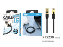 Fekete Techancy CAT-6 RJ45 hálózati kábel