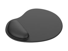 Fekete Techancy egérpad csuklótámasszal