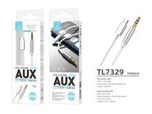 Fehér Techancy USB-C–3,5 mm audio kábel