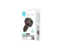 Fekete Techancy TE0874 Bluetooth FM transzmitter autóba