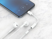 Fehér Techancy TV3754 audio adapter 3,5 mm-es csatlakozóhoz