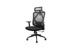 Fekete Techancy MD4901 irodai szék állítható deréktámasszal