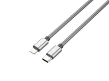 Ezüst Techancy USB-C–Lightning kábel 1 m