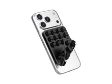 Fekete Techancy szilikon tapadókorongos telefontartó