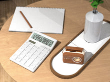 Fehér Techancy MK1166 asztali számológép