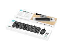 Fekete Techancy TK1270 vezetékes USB billentyűzet és egér