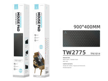 Fekete Techancy TW2775 gamer egérpad 40 × 90 cm