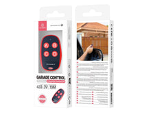 Techancy KN3313 fekete-piros garázskapu távirányító