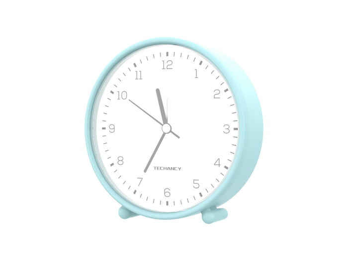Kék Techancy mini asztali ébresztőóra nagy számjegyekkel