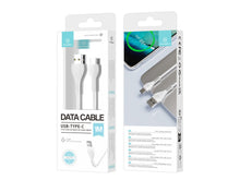 Fehér Techancy USB-C adatkábel 1 m