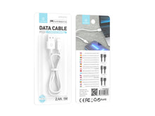 Fehér Techancy USB-A–Lightning kábel