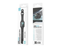 Fekete Techancy KC2115 szilikon óraszíj Apple Watch 42 mm-hez