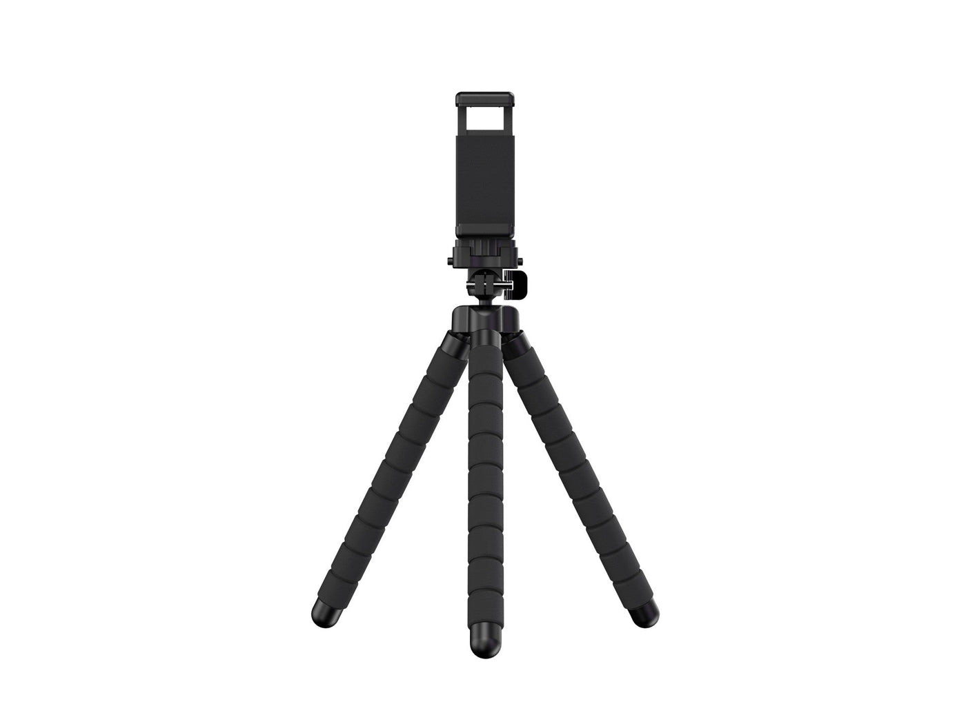Fekete Techancy asztali tripod telefonhoz és kamerához