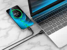 Fekete Techancy Micro USB adat- és töltőkábel