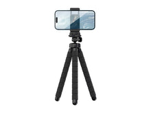 Fekete Techancy asztali tripod telefonhoz és kamerához