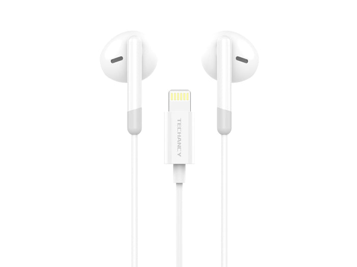 Fehér Techancy TD8070 Lightning fülhallgató