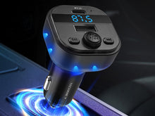 Fekete Techancy TE0873 autós Bluetooth FM transzmitter