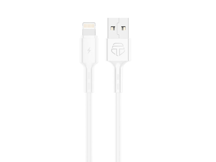 Fehér Techancy USB-A–Lightning kábel