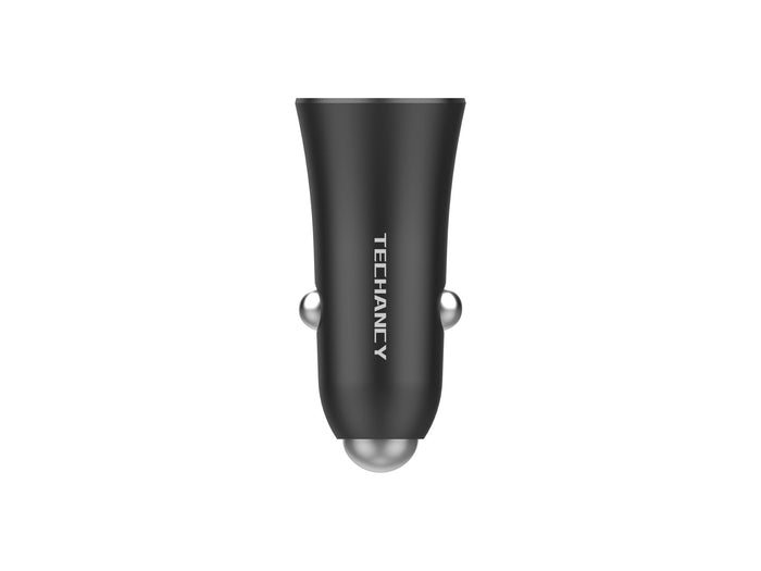 Fekete Techancy TC6429 autós USB-C töltő