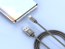 Szürke Techancy USB-C adatkábel 1 méteres kivitelben