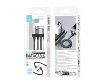 Fekete Techancy USB-C–Lightning kábel