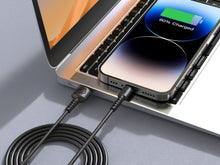 Fehér Techancy USB-A–Lightning kábel