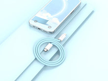 Kék Techancy USB-C–Lightning adatkábel
