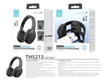 Fekete Techancy TH5213 vezeték nélküli fejhallgató