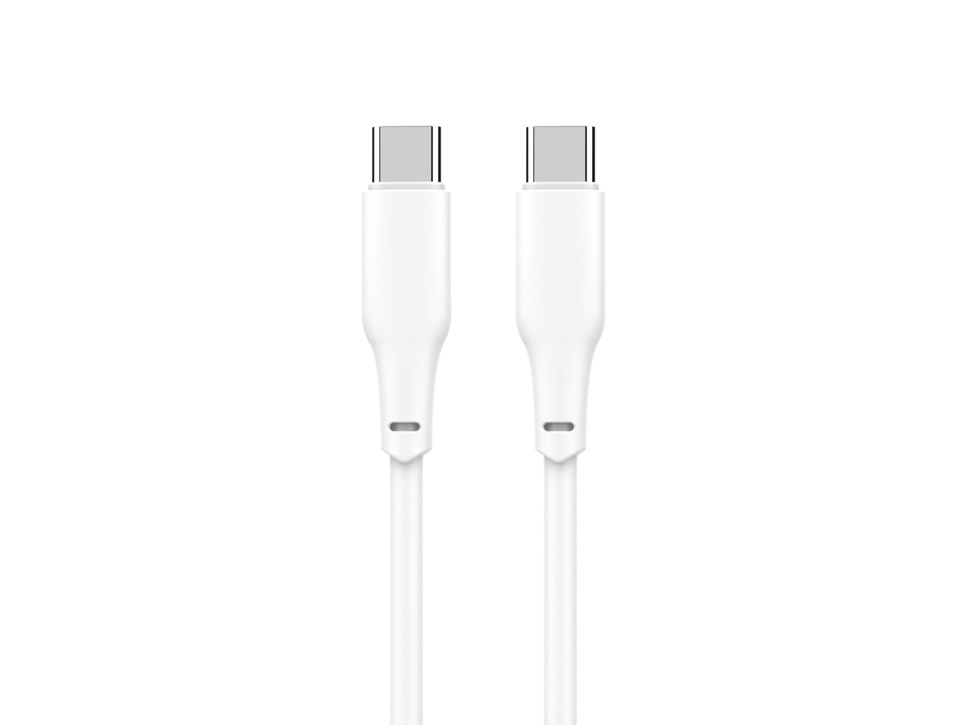 Fehér Techancy USB-C adatkábel 1 m