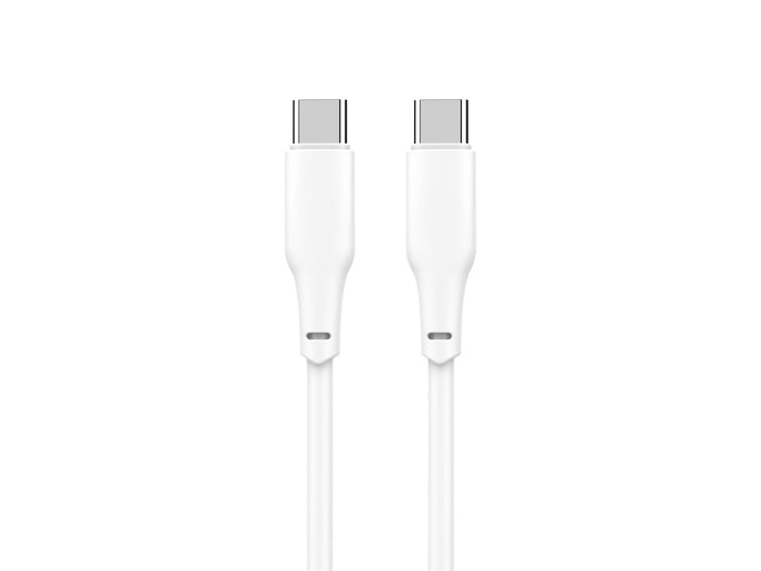 Fehér Techancy USB-C adatkábel 1 m