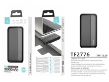 Fekete Techancy TF2776 power bank 10000 mAh