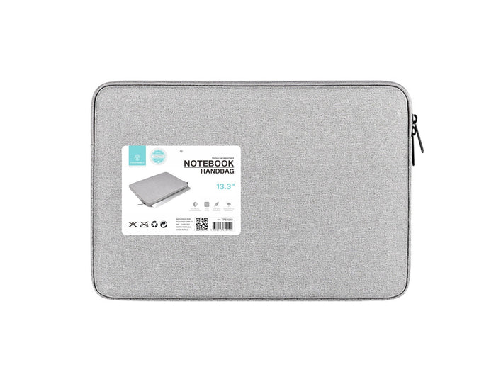 Szürke Techancy TW2777 laptop sleeve 13,3 hüvelykes géphez