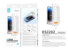 Techancy KS2202 átlátszó edzett üveg kijelzővédő iPhone 16 Pro készülékhez
