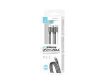 Szürke Techancy USB-C–Lightning kábel 1 m