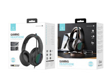 Fekete Techancy TH5231 gamer headset mikrofonnal