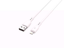 Fehér Techancy USB-A–Lightning adatkábel
