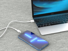 Fehér Techancy USB-A–Lightning kábel