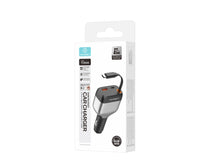 Carregador de Isqueiro para Carro Techancy TC6516, 84W PD, 3 Portas, Cabo USB-C Retratil de 80cm, USB-A, Preto e Prateado-3