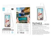 Fehér Techancy vízálló telefontok 7 hüvelykes telefonhoz
