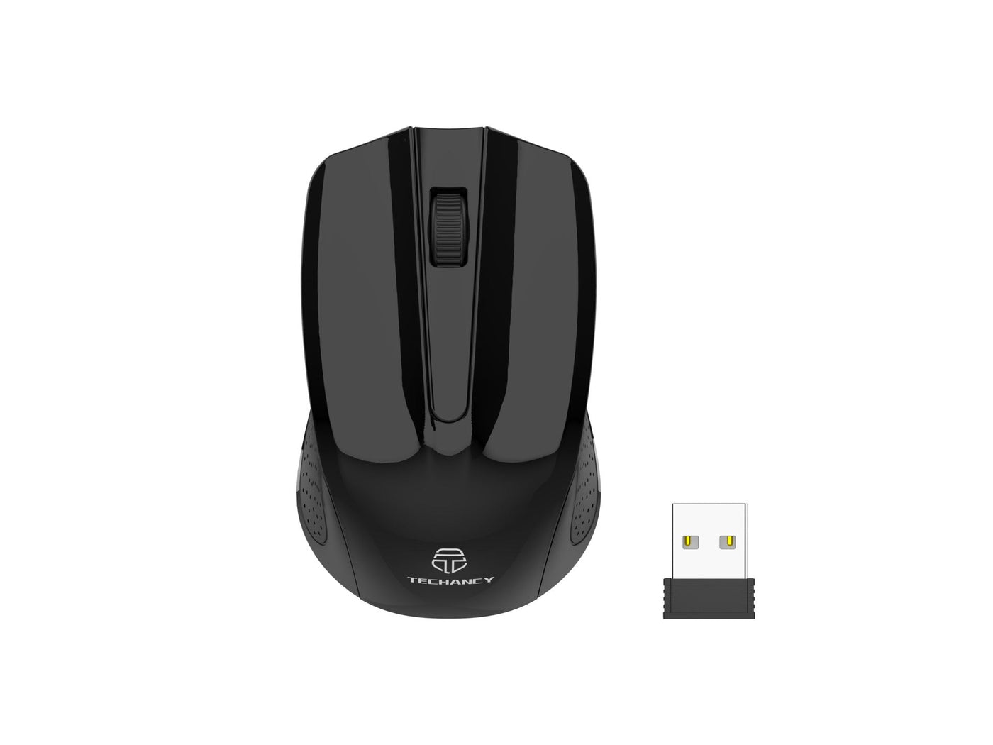 Fekete Techancy TJ6121 vezeték nélküli egér