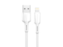Fehér Techancy USB-A–Lightning kábel
